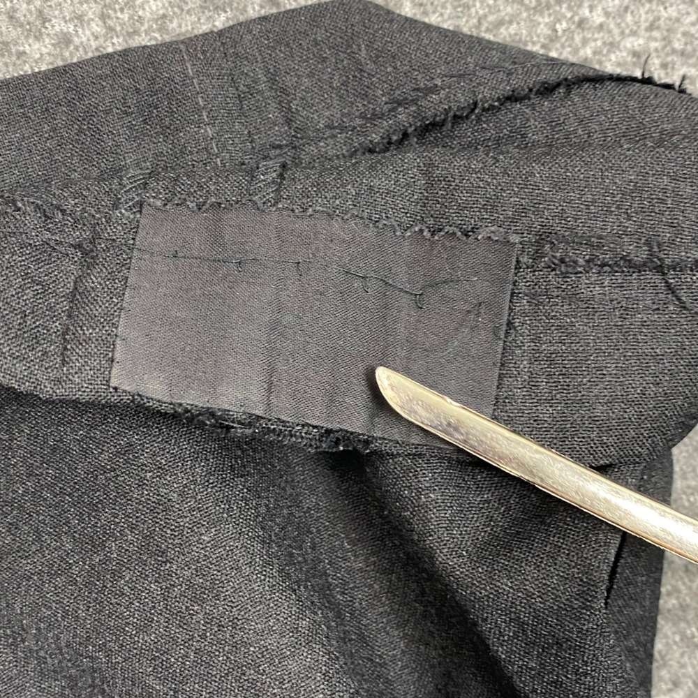 Vintage Polo Ralph Lauren Dalton Wool Trousers Mens 34 Gray Pleated Cuffed‎ USA - Picture 8 of 16